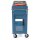 Tool cart with storage box blue