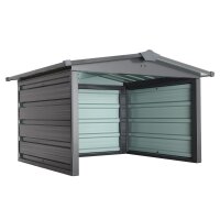 Garage voor maairobot, metalen onderstand