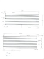 Set di lastre trapezoidali da 12, antracite