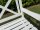 Tuinbank Bank, houten bank, wit, zitbank, 2-zitter