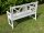 Tuinbank Bank, houten bank, wit, zitbank, 2-zitter