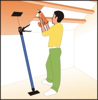 Supporto telescopico 115-290 cm 2 pezzi