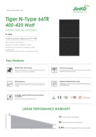 Solarmodul  Jinko Solar Mono N-type 415W - 36 Stück/Palette