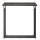 Metall Kaminholzregal Anthrazit XXL 185 x 70 x 193,5 cm mit Dach