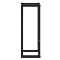 Scaffale per legna da ardere, scaffale in metallo 40 x 25 x 100 cm