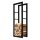 Kaminholzregal, Metall Brennholzregal 40 x 25 x 100 cm