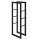 Kaminholzregal, Metall Brennholzregal 40 x 25 x 100 cm