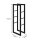 Kaminholzregal, Metall Brennholzregal 40 x 25 x 100 cm