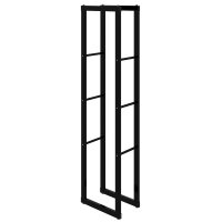 Portalegna in metallo 40x25x150 cm