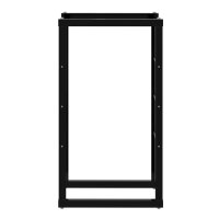 Kaminholzregal, Metall Brennholzregal 60 x 25 x 100 cm