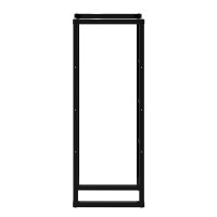 Kaminholzregal, Metall Brennholzregal 60 x 25 x 150 cm