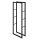 Kaminholzregal, Metall Brennholzregal 60 x 25 x 150 cm