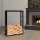Firewood Rack, Metal Firewood Rack 80 x 25 x 100 cm