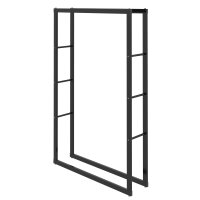 Brændeholder, Metal Brændeholder 100x25x150 cm