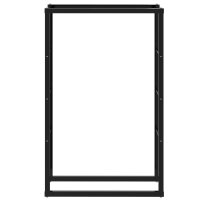 Regal na drewno kominkowe, stalowe 100x25x150 cm