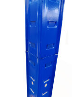 SET 2x scaffale pesante 80 x 40 x 160 cm, verniciato in blu