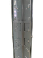 ZESTAW 2x regał o dużej nośności 80 x 40 x 160 cm, malowany na szaro