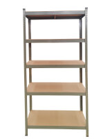 SADA 2x Heavy Duty Regal, 90 x 40 x 180 cm, šedě...