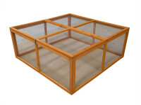 Enclos pour lapins "nature" 120 x 120 x 48,5 cm