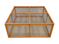 Hasen Kaninchen Freigehege "natur" 120 x 120 x...