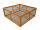 Rabbit Outdoor Run "natural" 120 x 120 x 48.5 cm