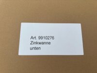 Zinc tub individually for rabbit hutch 10276 bottom