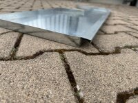 Vaschetta in zinco singola per gabbia di conigli 10276 sopra