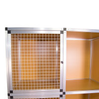High-quality rabbit hutch with 6 boxes for rabbits, doves, and other small animals, selection