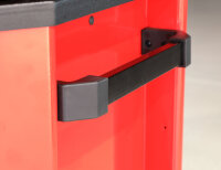 Carrello attrezzi con 9 cassetti, rosso