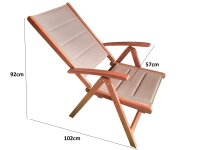 Silla de jardín, sillón de jardín, silla plegable