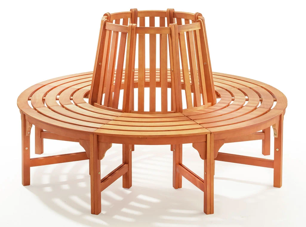 Panca per alberi, panca rotonda 160 / 59 cm