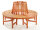 Banc darbre, banc rond 160 / 59 cm